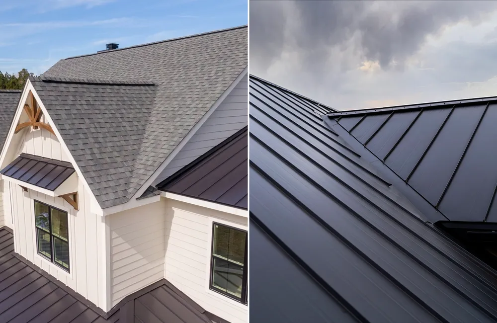 Metal Roofs vs. Asphalt Shingles
